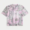 Boxy Crop Posty Co. Jersey estampado