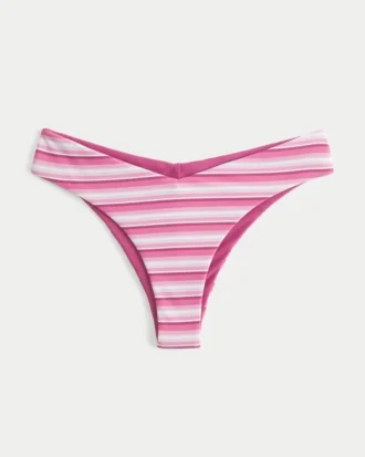 Braguita de bikini atrevida con cintura en V reversible