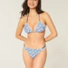 Braguita de bikini atrevida con doble tira y ribete estilo croché