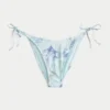 Braguita de bikini atrevida con ribete de estilo croché y lazo lateral