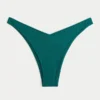 Braguita de bikini Cheekiest de pierna alta con ribete
