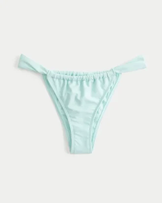 Braguita de bikini Cheekiest de tirantes anchos y corte alto