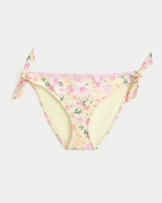 Braguita de bikini con lazos laterales cosidos