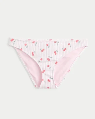 Braguita de bikini de talle bajo con ribete