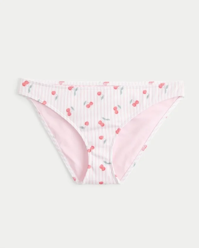 Braguita de bikini de talle bajo con ribete