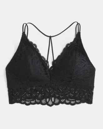 Bralette de encaje estilo crochet