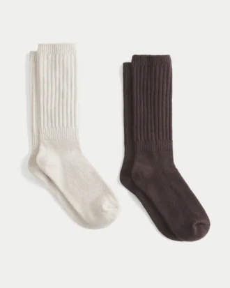 Calcetines acanalados, paquete de 2
