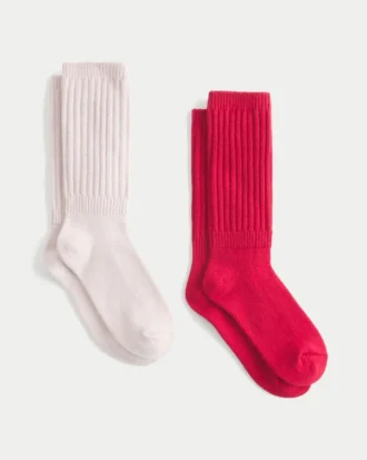 Calcetines acanalados, paquete de 2
