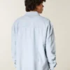 Camisa con botones de mezcla de lino