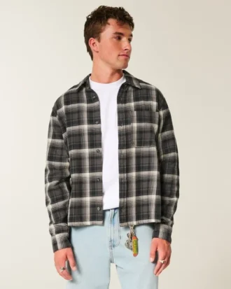 Camisa de franela cuadrada