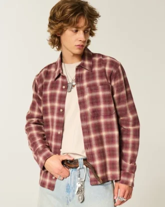 Camisa de franela cuadrada