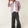 Camisa de franela cuadrada