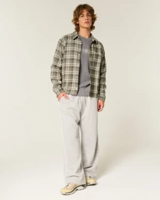 Camisa de franela cuadrada