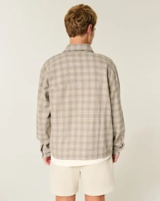 Camisa de franela cuadrada