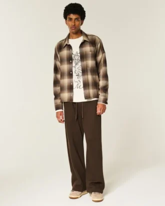 Camisa de franela cuadrada