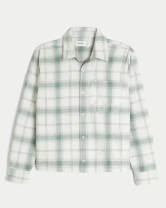 Camisa de franela cuadrada