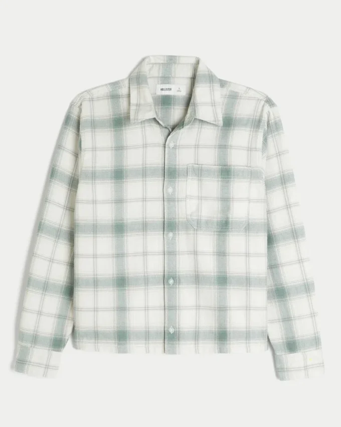 Camisa de franela cuadrada