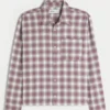 Camisa de franela cuadrada