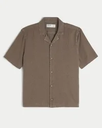 Camisa de manga corta con estampado texturizado