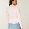 Camisa elástica de popelín con botones