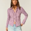 Camisa elástica de popelín estilo esmoquin