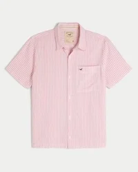 Camisa Icon de manga corta de seersucker