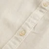 Camisa oversize de mezcla de lino