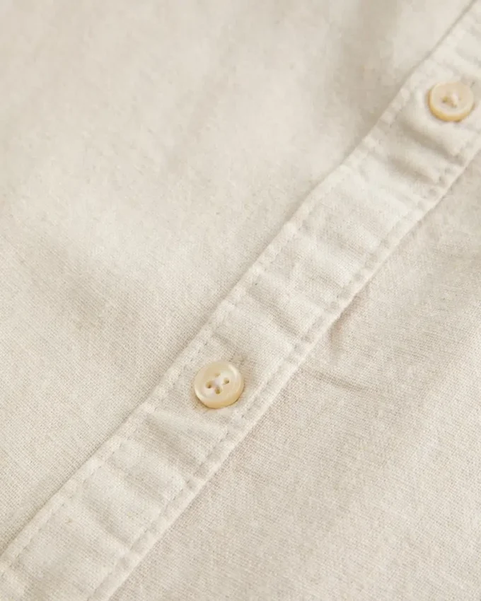 Camisa oversize de mezcla de lino