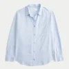 Camisa oversize de mezcla de lino