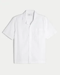 Camisa relajada de manga corta con botones