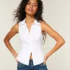 Camisa sin mangas con botones Camisa sin mangas con botones