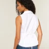 Camisa sin mangas con botones Camisa sin mangas con botones