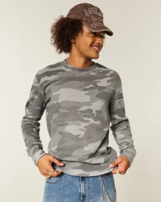 Camisa térmica de camuflaje