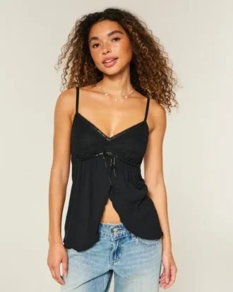 Camiseta babydoll fácil de llevar