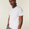 Camiseta con cuello en V