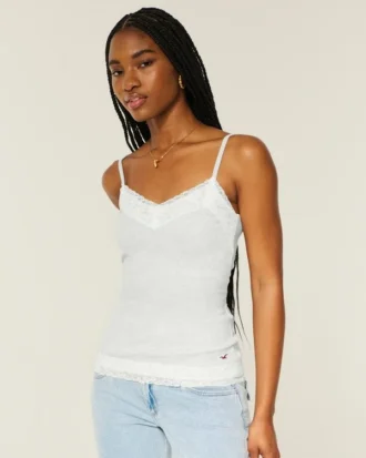 Camiseta con encaje