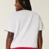 Camiseta con estampado y cuello en V de los Wisconsin Badgers