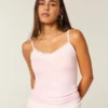 Camiseta con ribete de encaje