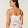 Camiseta con volantes de gasa