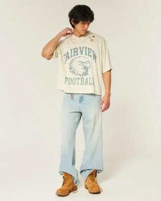 Camiseta corta con estampado de fútbol Fairview