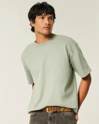 Camiseta corta de manga corta y corte cuadrado
