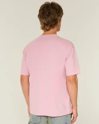 Camiseta de algodón grueso y corte cuadrado
