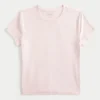 Camiseta de bebé con cuello redondo, tejido elástico suave y sin costuras