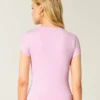 Camiseta de bebé de tejido elástico suave sin costuras