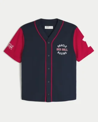 Camiseta de béisbol Oracle Red Bull Racing de corte cuadrado