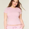 Camiseta de cuello redondo