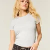 Camiseta de cuello redondo