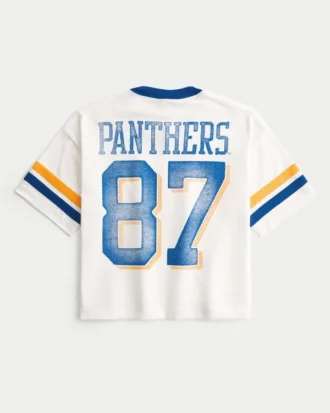 Camiseta de fútbol americano con gráfico de los Panthers de la Universidad de Pittsburgh