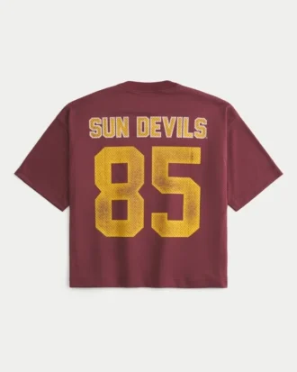 Camiseta de fútbol americano con gráfico de los Sun Devils de la Universidad Estatal de Arizona