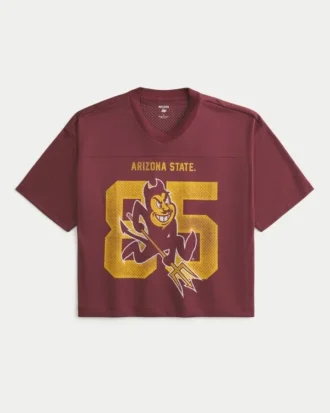Camiseta de fútbol americano con gráfico de los Sun Devils de la Universidad Estatal de Arizona